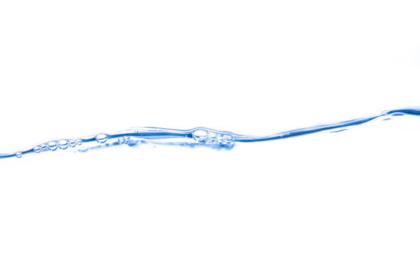 istock the water splash and air bubbles on white background,Isolate picture. 1223413712