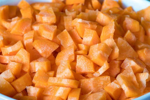 istock Chopped fresh orange carrots 1223422641