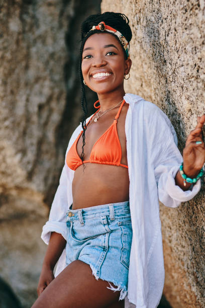 istock I love getting dressed for the beach 1223430675