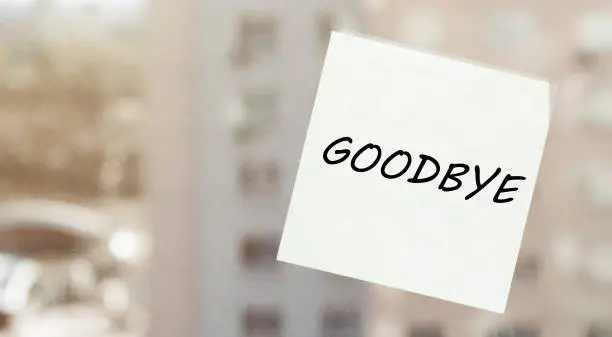 Goodbye Farewell Phrase Saying Leave Later Concept