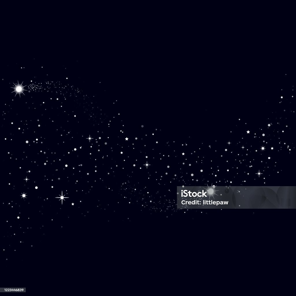 Nền Không Gian Vũ Trụ Xinh Đẹp Bầu Trời Đêm Với Các Ngôi Sao Kết ...