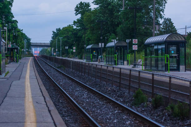 istock Long Branch - Train Station looking Eastbound 1223456133