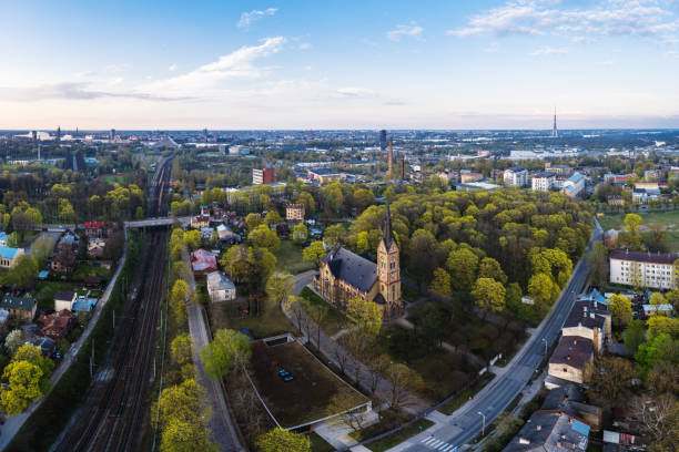 istock Church of Luther in Riga, Latvia 1223477631