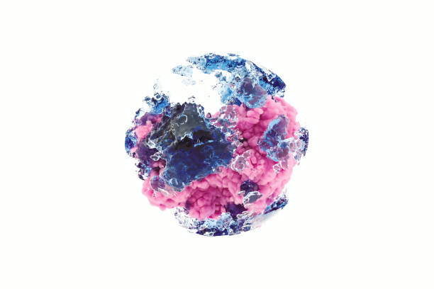 istock Abstract smoke coming from destroyed glass sphere 1223477834