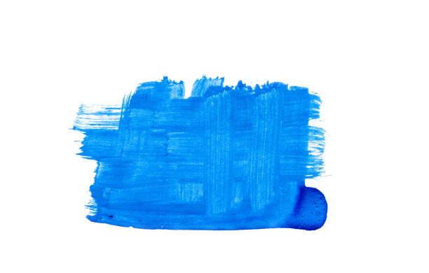 istock blue watercolor brushstroke pattern isolated on white background 1223478510