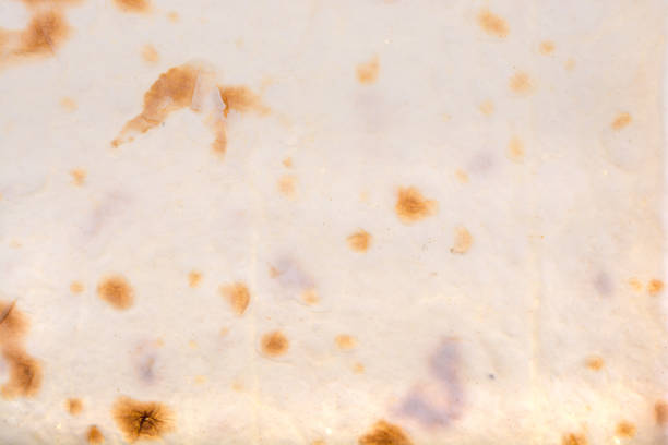 istock Thin pita bread on a white background, isolated. Background. 1223484551