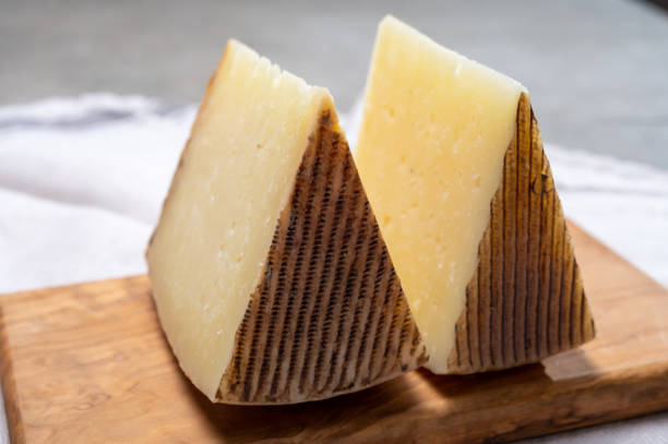 istock Spanish cheese manchego made from sheep milk 1223488707
