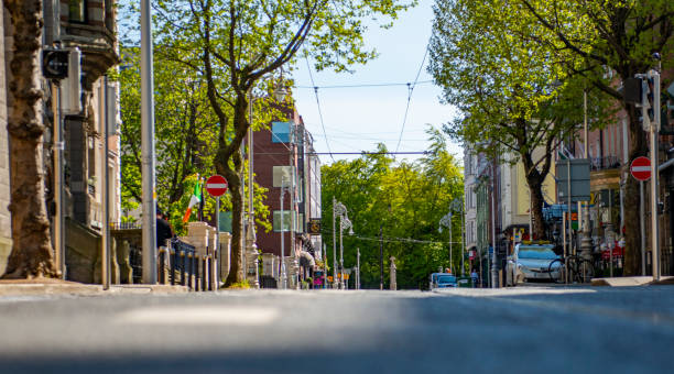 istock Empty Streets in Dublin City centre during coronavirus , Dublin, Ireland. 1223496821