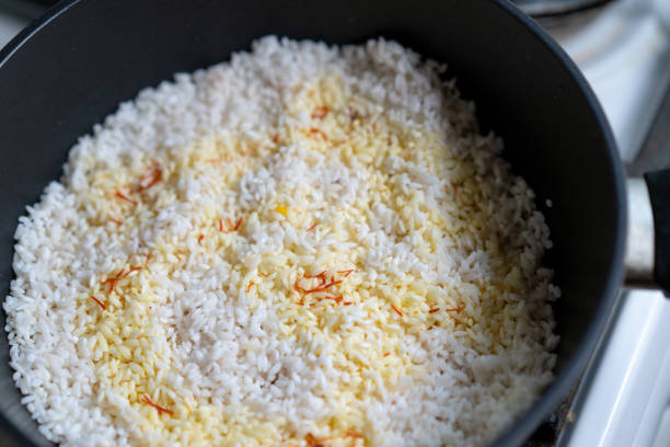 istock Rice is cooked on the stove 1223502443