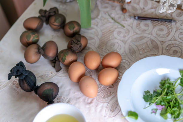istock Eggs are prepared for painting and ornamenting for Easter 1223502679