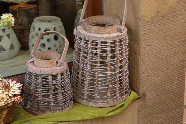 istock Homemade baskets for sale 1223504877