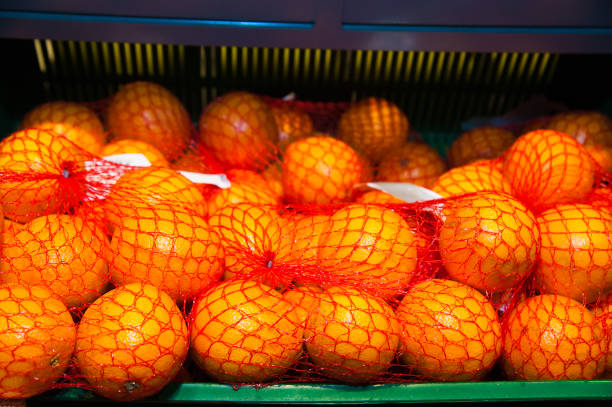 istock Orange fruit on the market 1223506850