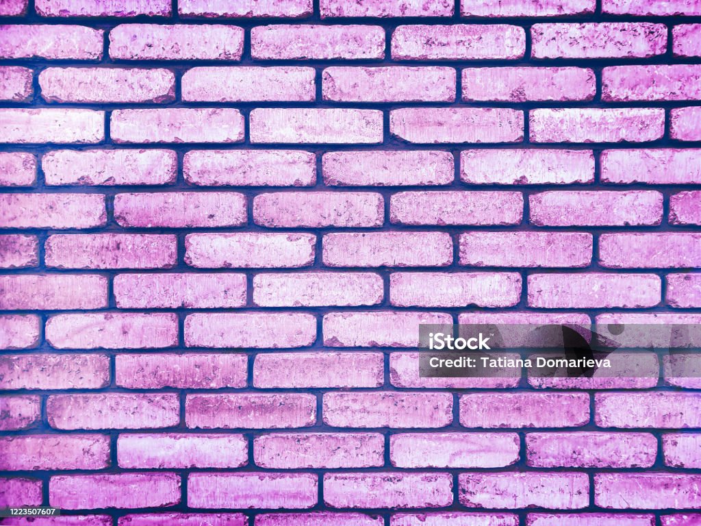 Nền Bức Tường Gạch Màu Hồng Tươi Sáng Hình Nền Bàn Làm Việc Hình ...