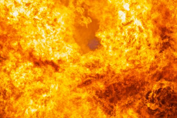 istock Raging flames of huge fire 1223508699