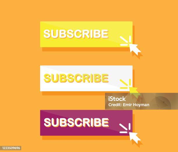 Subscribe Botting Subscribe Button For Blog Site Video Service Marketing And Advertising ...