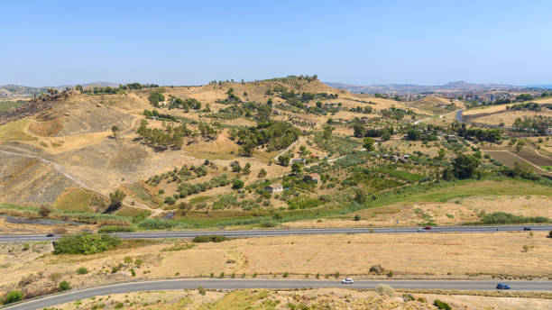 istock Rural landscape of Sicily in Agrigento area 1223512558