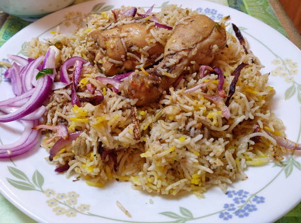 istock Fragrant and spicy Chicken Biryani 1223514480