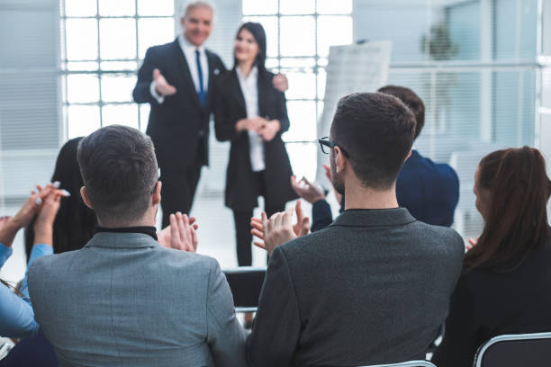 istock project Manager representing a young specialist during a working meeting 1223522410