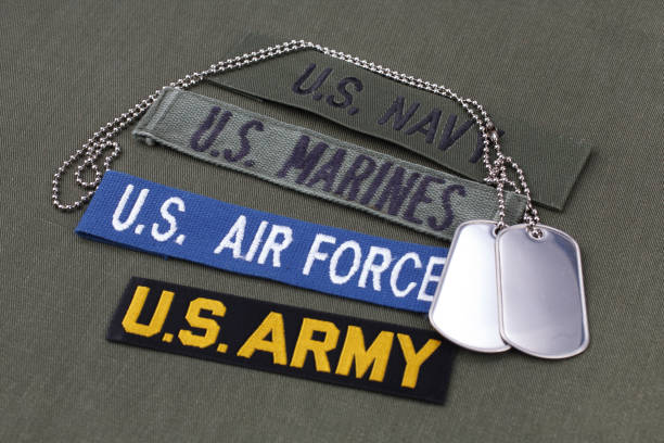 istock USA veteran concept with dog tags on olive green uniform 1223523833
