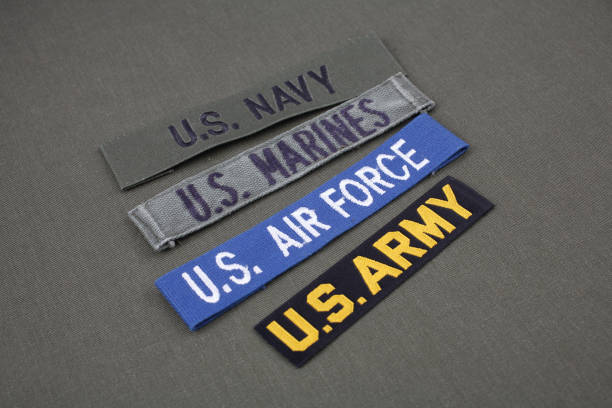 istock USA veteran concept on olive green uniform 1223523842