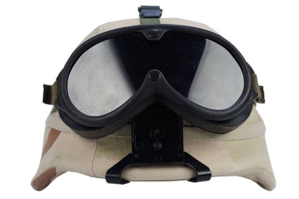 istock US army kevlar helmet with goggles 1223523974