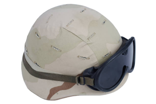 istock US army kevlar helmet with goggles 1223524779