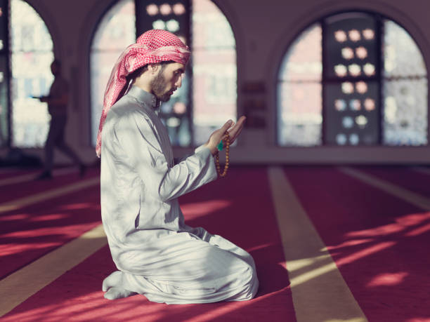 istock muslim prayer inside the mosque 1223528897