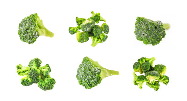 istock Fresh green brocolli isolation on the white background 1223535907