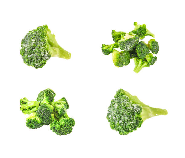 istock Fresh green brocolli isolation on the white background 1223535939