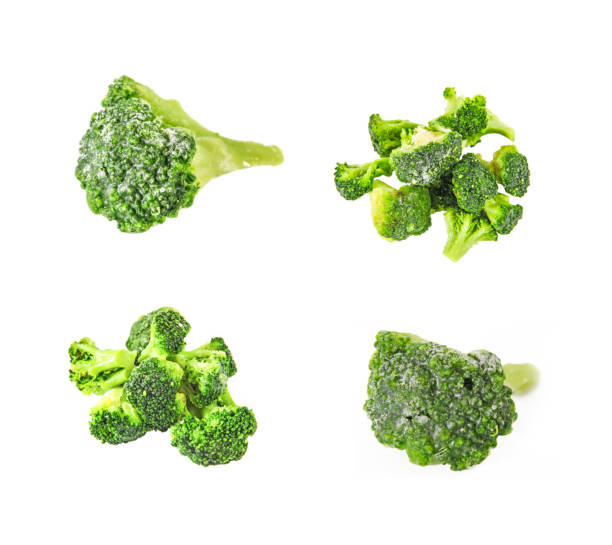 istock Fresh green brocolli isolation on the white background 1223535946