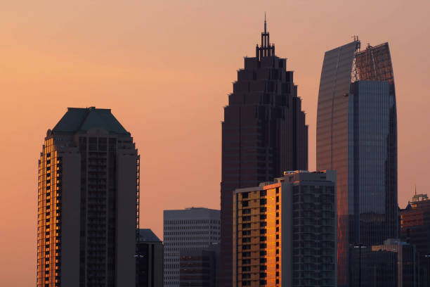 Midtown Atlanta skyline at sunrise