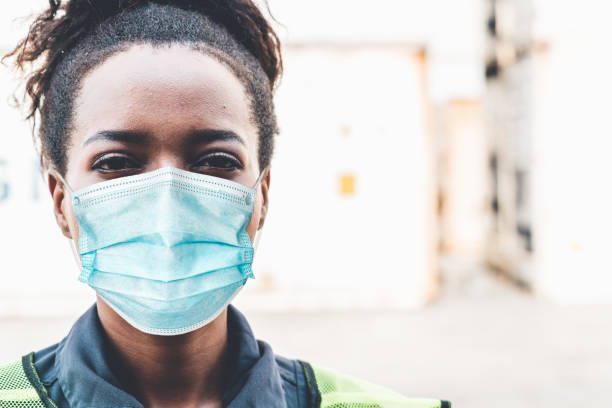 istock Factory workers with face mask protect from outbreak of Coronavirus COVID-19 1223541327