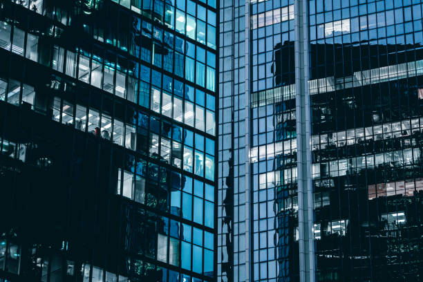 istock Low angle view of skyscraper,hongkong 1223542200