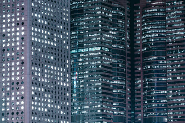 istock Low angle view of skyscraper,hongkong 1223542268
