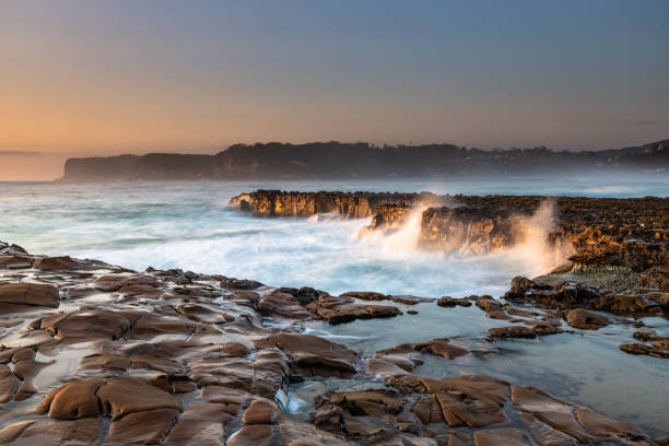 istock Coastal Sunrise Seascape from Rock Platform 1223544715