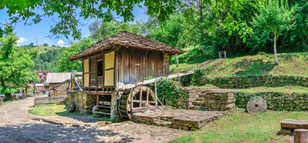Old mill for grinding corn and making flour.
