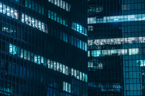 istock Low angle view of skyscraper,hongkong 1223558968