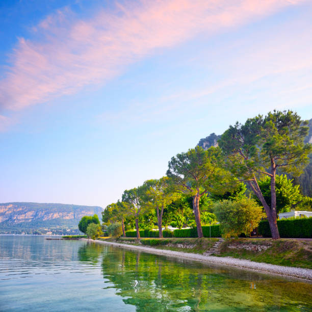 istock Sunrise on Lake Garda, Italy 1223566964