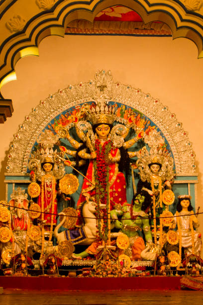 istock Durga Idol image during Durga Puja Festival in Kolkata 1223568149