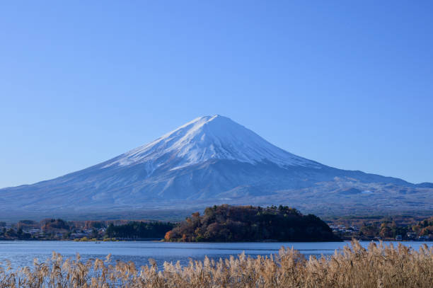istock Mount Fuji on a natural background 1223572071