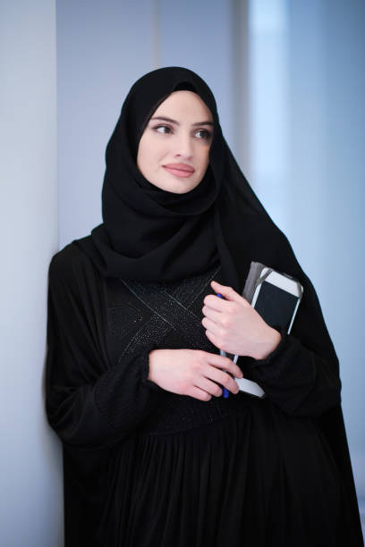 istock muslim business woman using tablet computer 1223581524