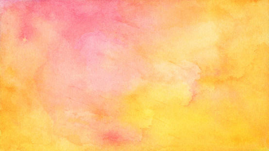 Pink and Yellow soft colorful background. Abstract colorful watercolor.