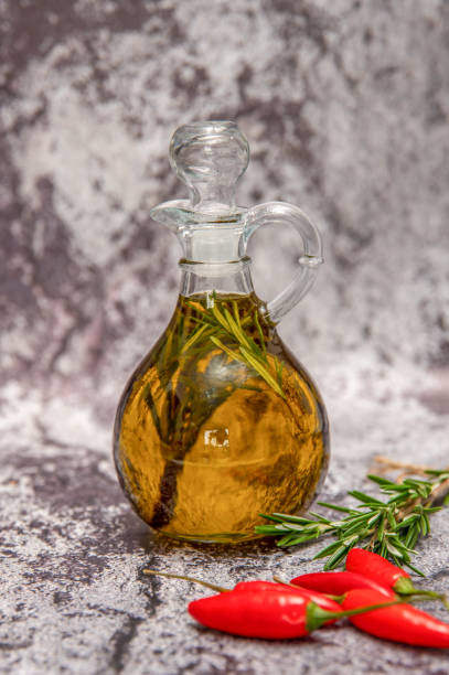 istock Fresh Rosemary Infused olive oil 1223587551