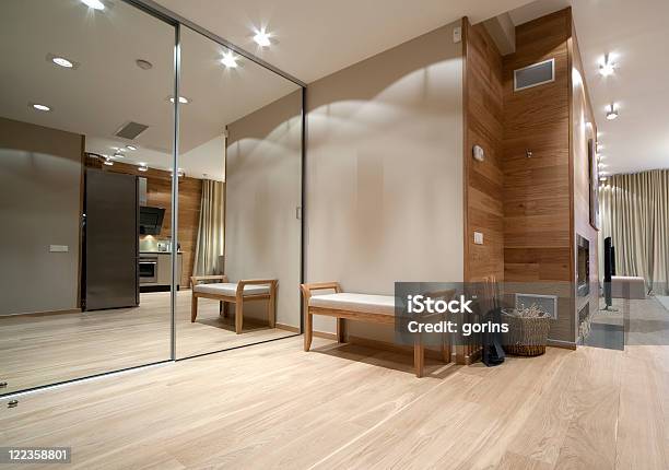 Corridor Stock Photo - Download Image Now - Mirror - Object, Home Interior, Apartment