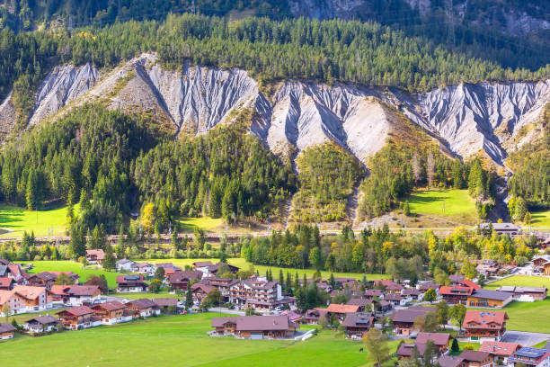 Kandersteg, mountains panorama, Switzerland