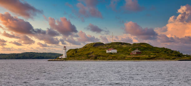 istock Lighthouse on Island in Halifax 1223590015