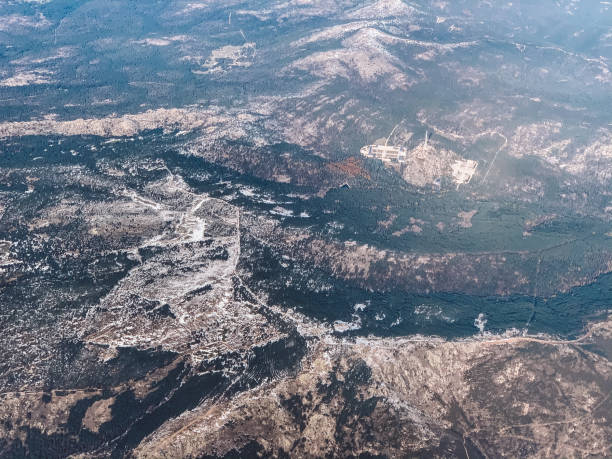 istock Aerial View Of Dramatic Landscape 1223591108