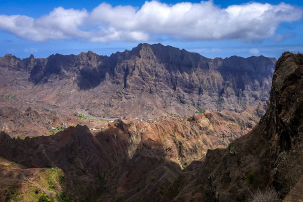 istock Mountains landscape panoramic view in Santo Antao island, Cape Verde 1223594503