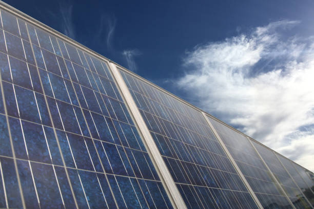 istock Solar panels renewable energy sustainable resources 1223598627