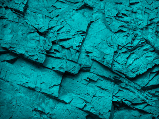 istock Blue green abstract background. Rock texture. Toned stone background. Close-up. 1223601748